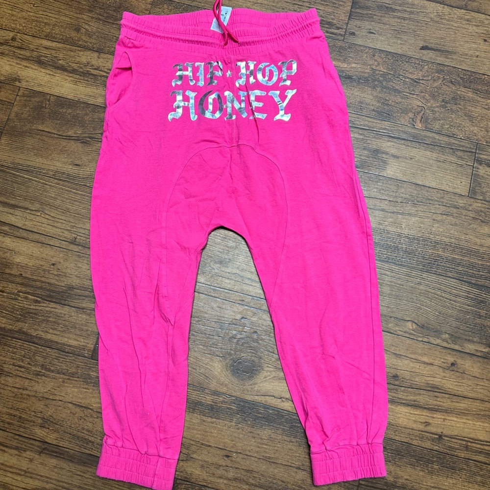 Zumba Fitness Pink Track Pants with Elastic Waistband